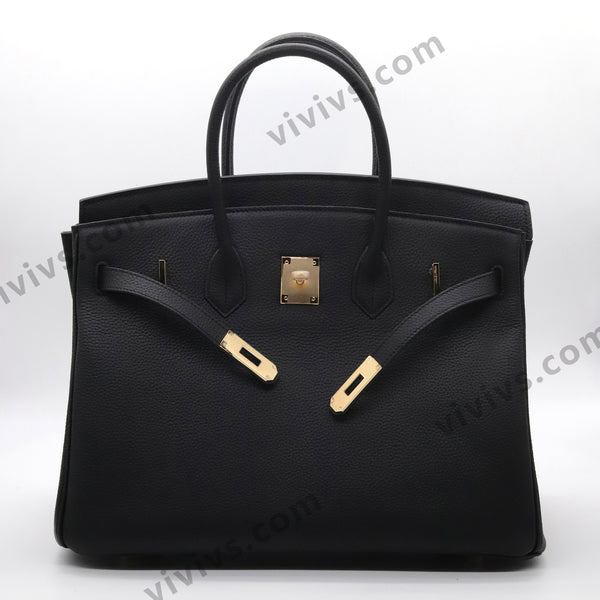 Togo leather 25cm compact tote